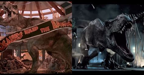Jurassic Park And World Every Dinosaur Fight In The Franchise Ranked