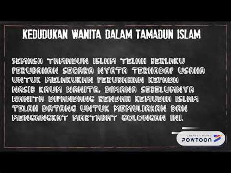 1 tamadun islam & tamadun asia (titas). Kedudukan Wanita Dalam Tamadun Islam