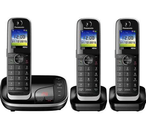Buy Panasonic Kx Tgj323eb Cordless Phone With Answering Machine