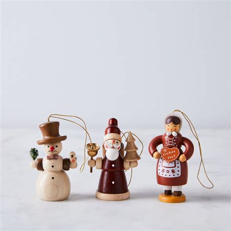Handcrafted German Holiday Wooden Ornaments In 2021 Wooden Christmas