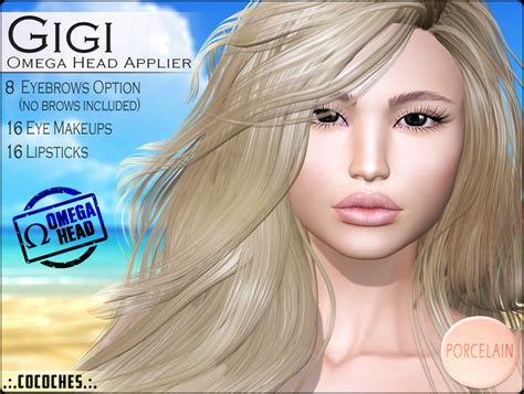 Second Life Marketplace Cocoches Gigi Omega Head Applier