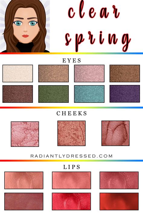 Bright Spring Color Palette Makeup