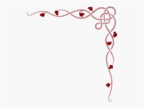 Old Rose Vine Border Reversed Clip Art Celtic Knot