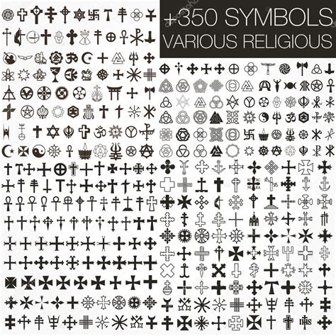350 Various Religious Symbols Stock Photo By ©alvaroc 6150270