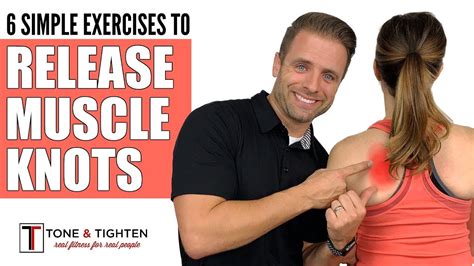 Release Muscle Knots In Your Back Between Your Shoulder Blades Muscle