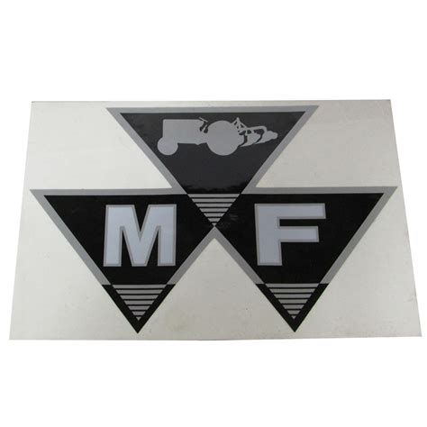 New Mf Tractor Triple Triangle 6 Decal Sticker 79024561v For Massey