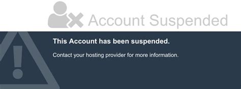 This Account Has Been Suspended How To Fix Website Problem