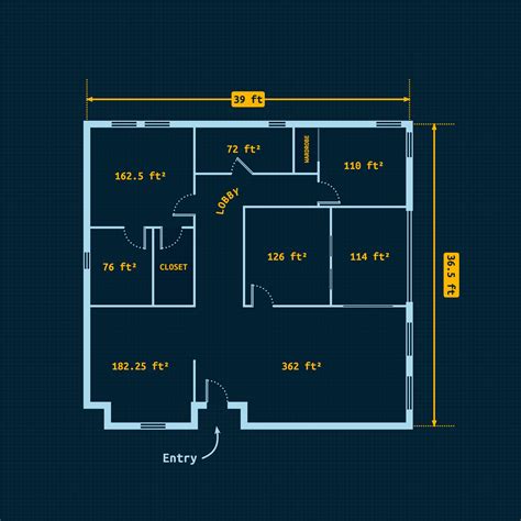 Simple Floor Plan With Dimensions Please Activate Subscription Plan