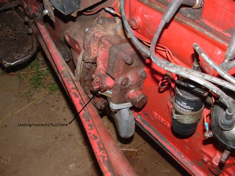 Ford 860 Hydraulic Pump Leak Yesterday S Tractors