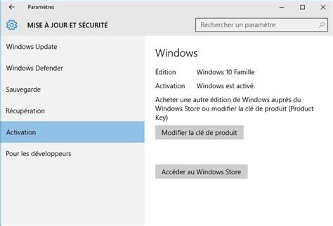 Activer Windows 10 à Laide De Ma Clé Produit Boutique Pcland