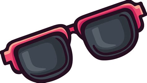 Goggles Sunglasses Sticker Clip Art Cute Cartoon Sunglasses Png