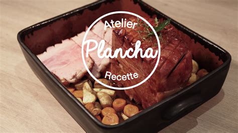Jambon à la broche légumes dhiver et sa sauce Madère -