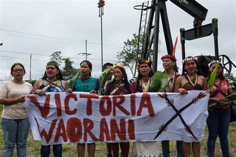 Waorani People Win Historic Appeal Against Ecuador's Government | Intercontinental Cry