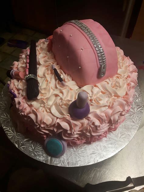 See more ideas about beautiful cakes, cupcake cakes, handbag cakes. Makeup cake | Make up cake, Cake, Desserts