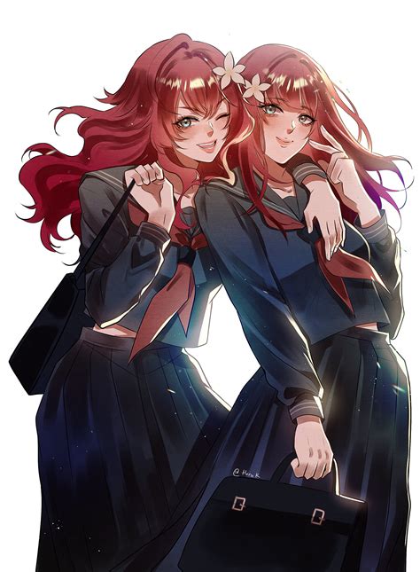 Devola And Popola Nier And More Drawn By Hora K Danbooru