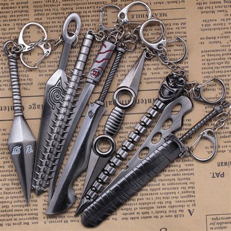 Buy 10cm Naruto Weapon Model Keychain Ninja Kunai