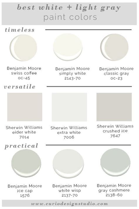 The Finest Shades Of Greyish White Paint Colors Paint Colors