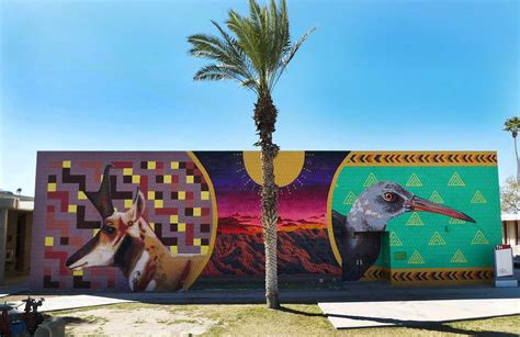 Justseeds Endangered Species Mural 20 Sonoran Pronghorn And Yuma Rail