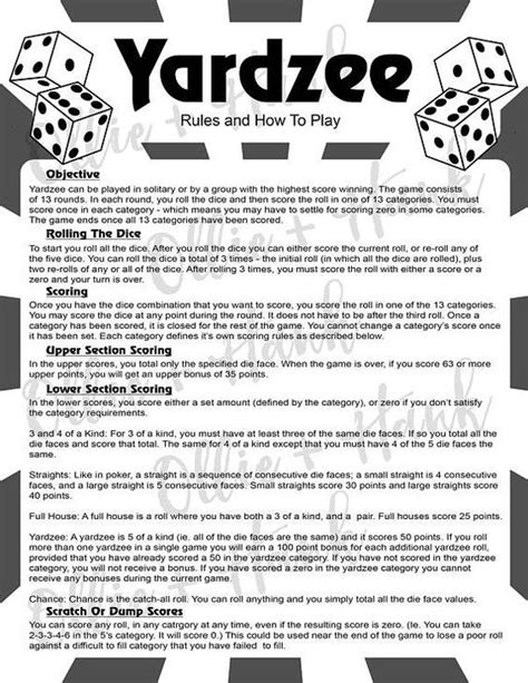 The bowling score sheet is maintained to record the score of each turn. Image result for printable yahtzee rules pdf | Yahtzee score card, Yahtzee rules, Yard yahtzee