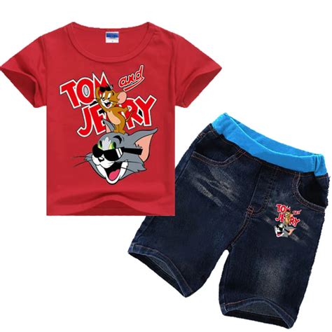 2 8years Verano 2019 Tom And Jerry Clothing Kids Girls Clothes Summer