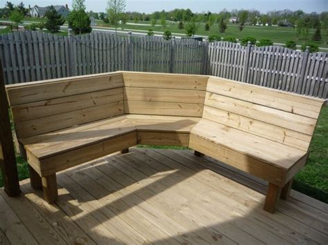 Diy Corner Bench Outdoor