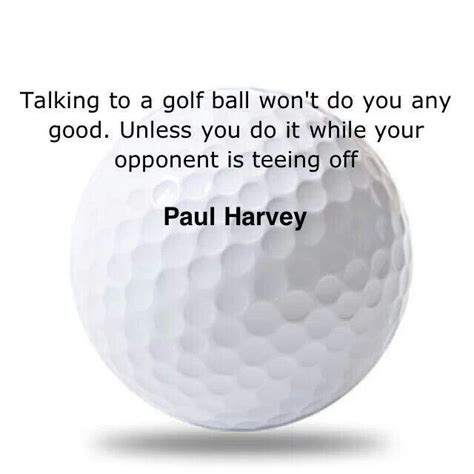 Talking To A Golf Ball Wont Do You Any Goodunless You