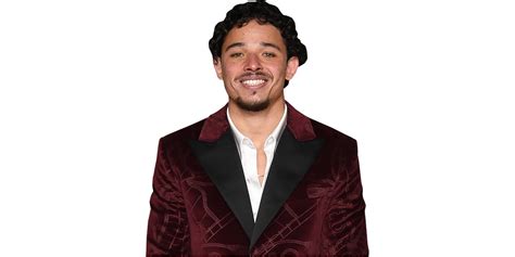 Anthony Ramos Burgundy Suit Half Body Buddy Cutout Celebrity Cutouts