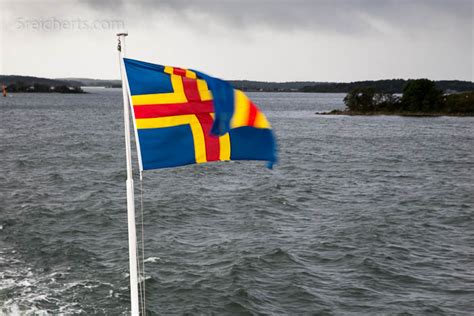 Mark sensen, 27 november 1995. Fährfahrten durchs Archipel der Aland Inseln - Brandö
