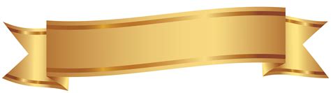 Golden Decorative Banner 1197191 Png