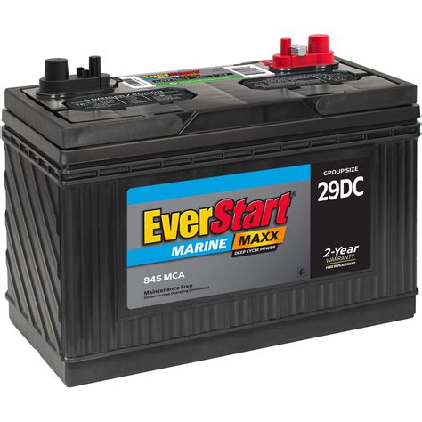 Everstart Maxx Marine Battery Group Size 29dc 12 Volt 845 Cca