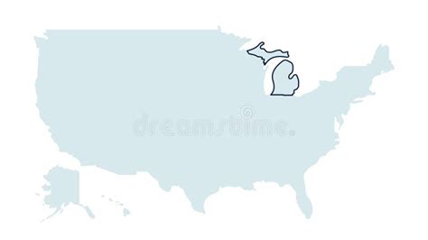 Animation Of The Map Of The United States Of America Stock Footage
