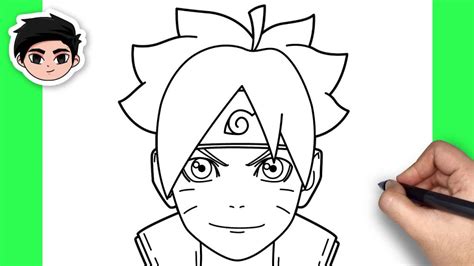 How To Draw Boruto Easy Drawings Dibujos Faciles Dessins Faciles How To Draw Comment