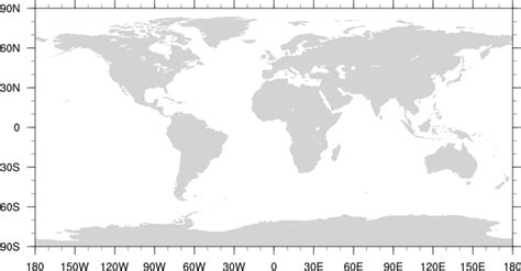 World Map Blank With Latitude And Longitude