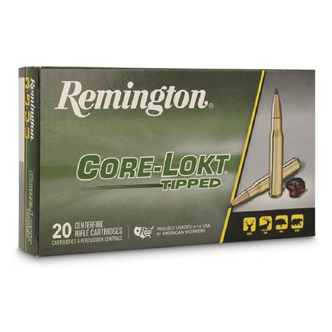 Remington Core Lokt Tipped 30 06 Spr Polymer Tip 165 Grain 20