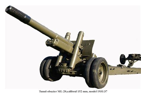 M1937 Ml 20 152 Mm Howitzer Gun