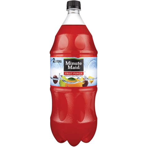 Minute Maid Fruit Punch Bottle 2 Liters Fruit And Berry Carlie Cs