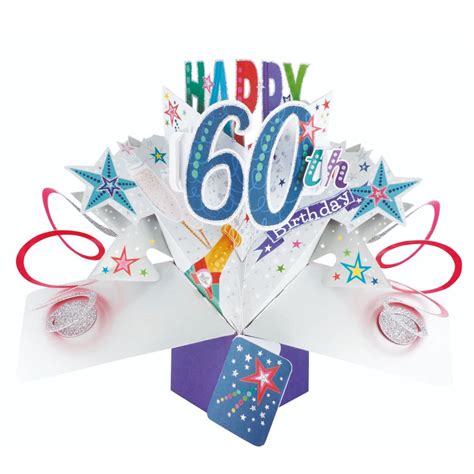 Happy 60th Birthday Greeting Card By Talking Pictures