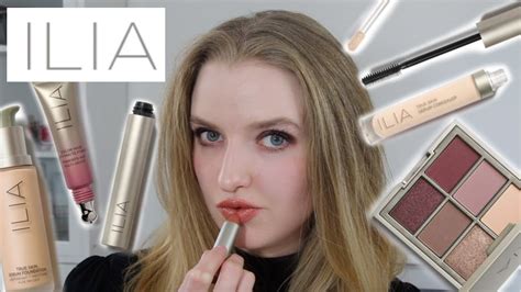 ILIA MAKEUP FULL-FACE| clean beauty makeup - YouTube