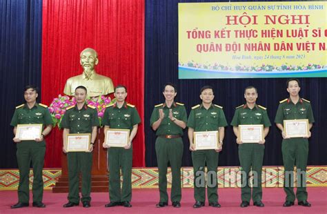Tổng Kết Thực Hiện Luật Sĩ Quan Quân đội Nhân Dân Việt Nam