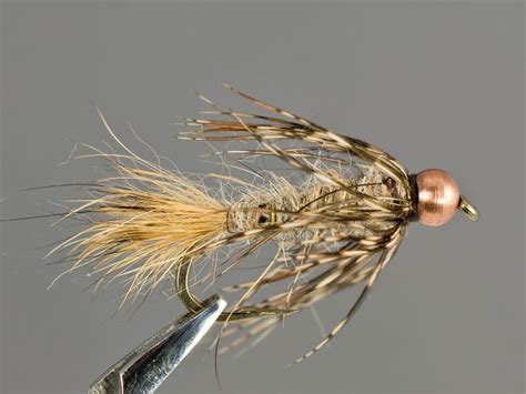 Beadhead Soft Hackle Hares Ear Fly Fishing Flies Pattern Fly Tying