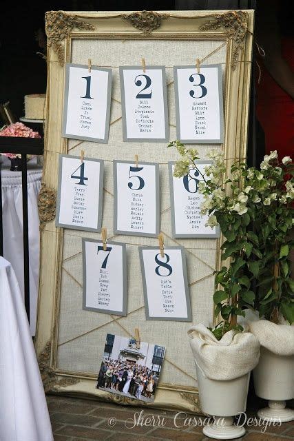 Table Assignment Wedding Pinterest Table Assignments Seating