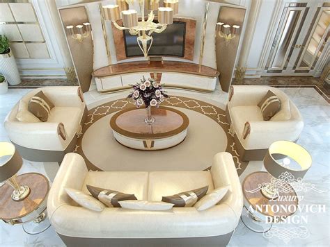 Элитный интерьер виллы Luxury Antonovich Design Дизайн интерьера