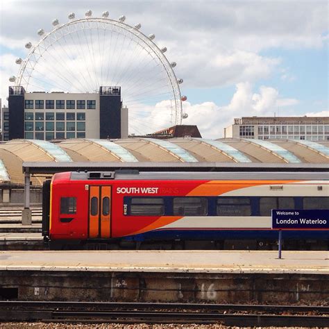 A South West Trains Class 159 South Western Turbo Stands At London Waterloo With The 1450