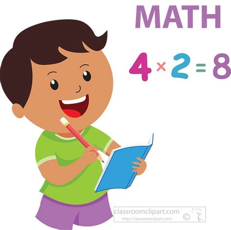 Mathematics Clipart Boy Teaching Math Clipart Classroom Clipart