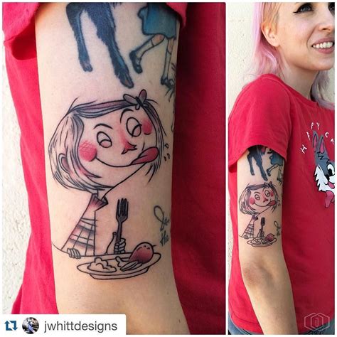 Finally Got My Coraline Tattoo Thank You To Jwhittdesigns For Doing Such A Special Piece For