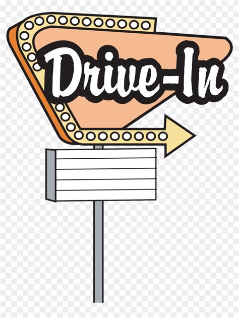 Black And White 50s Clipart Throwback Drive In Movie Cartoon Hd Png