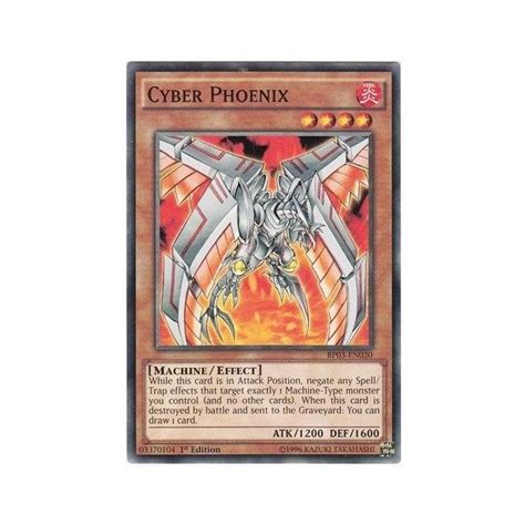 Yu Gi Oh Card Bp03 En020 Cyber Phoenix Shatterfoil Chaos Cards