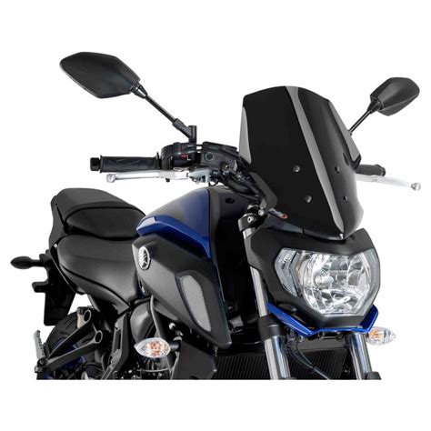 Puig Touring Naked New Generation Windscreen Yamaha Mt 07 2018 2020 Cycle Gear