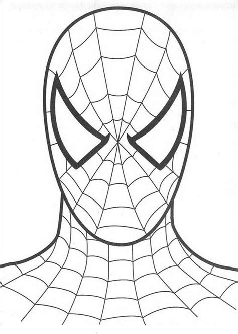 Spiderman Målarbilder 17 Utskrivbara Färgläggningssidor Teckning För