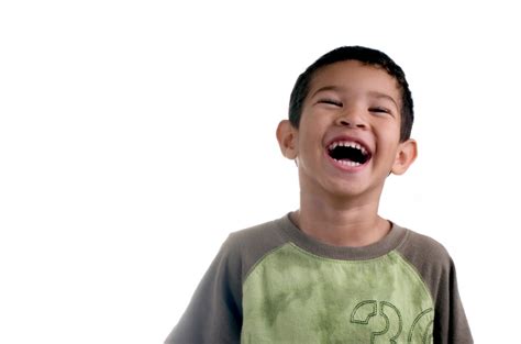 Boy Laughing Canadian Immigrant